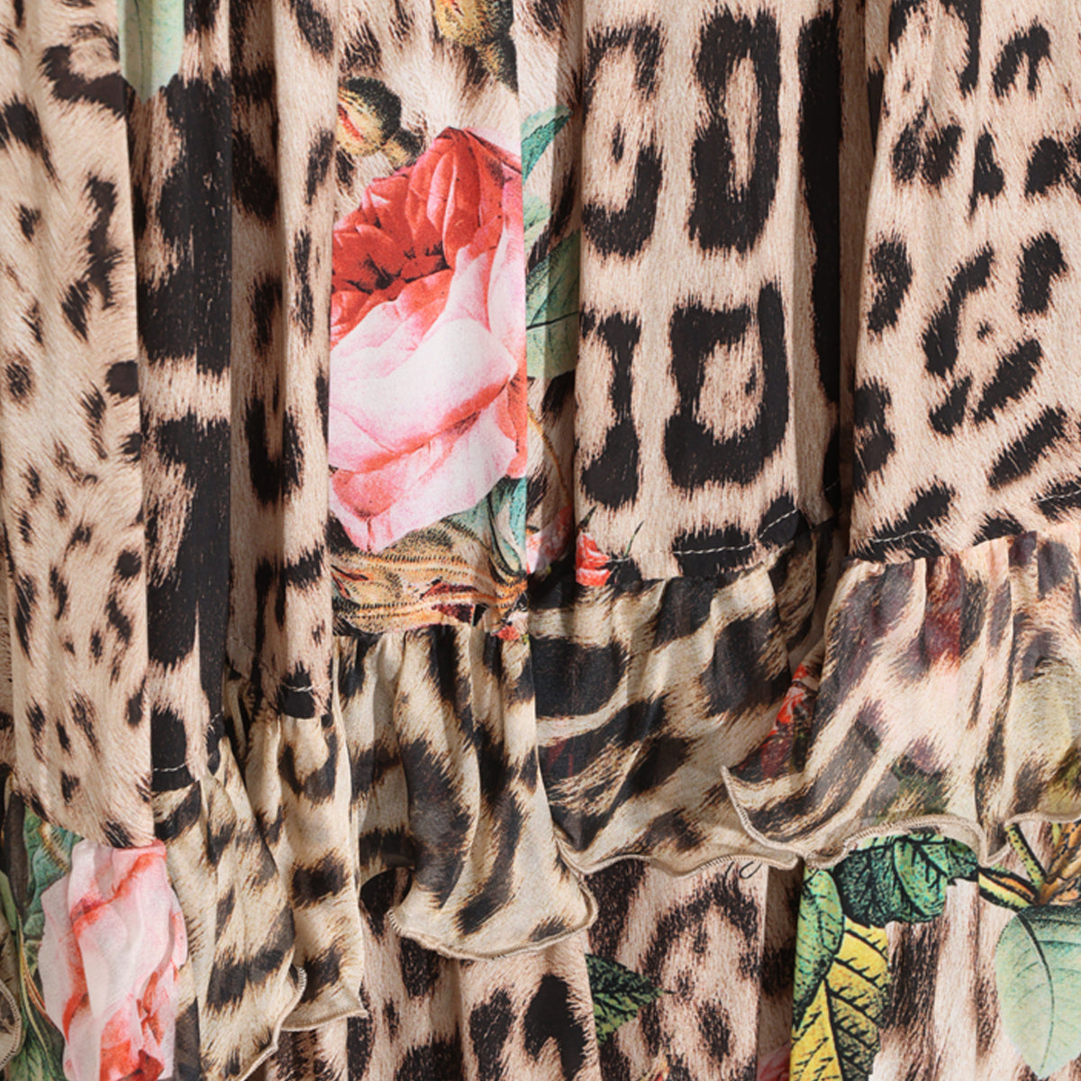 NATURAL VISCOSE LONG SKIRT