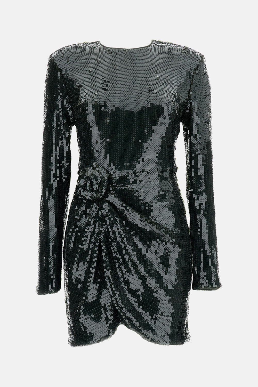 SEQUINS LS MINI DRESS