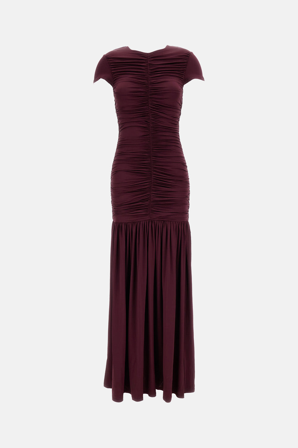 GATHERED MAXI DRESS
