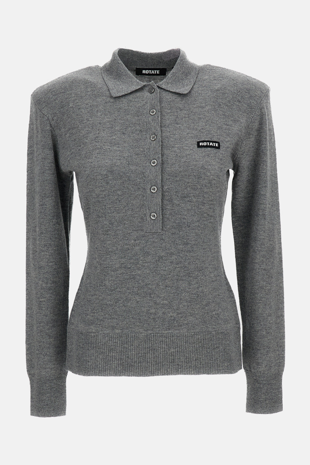 WOOL LONGLEEVE POLO