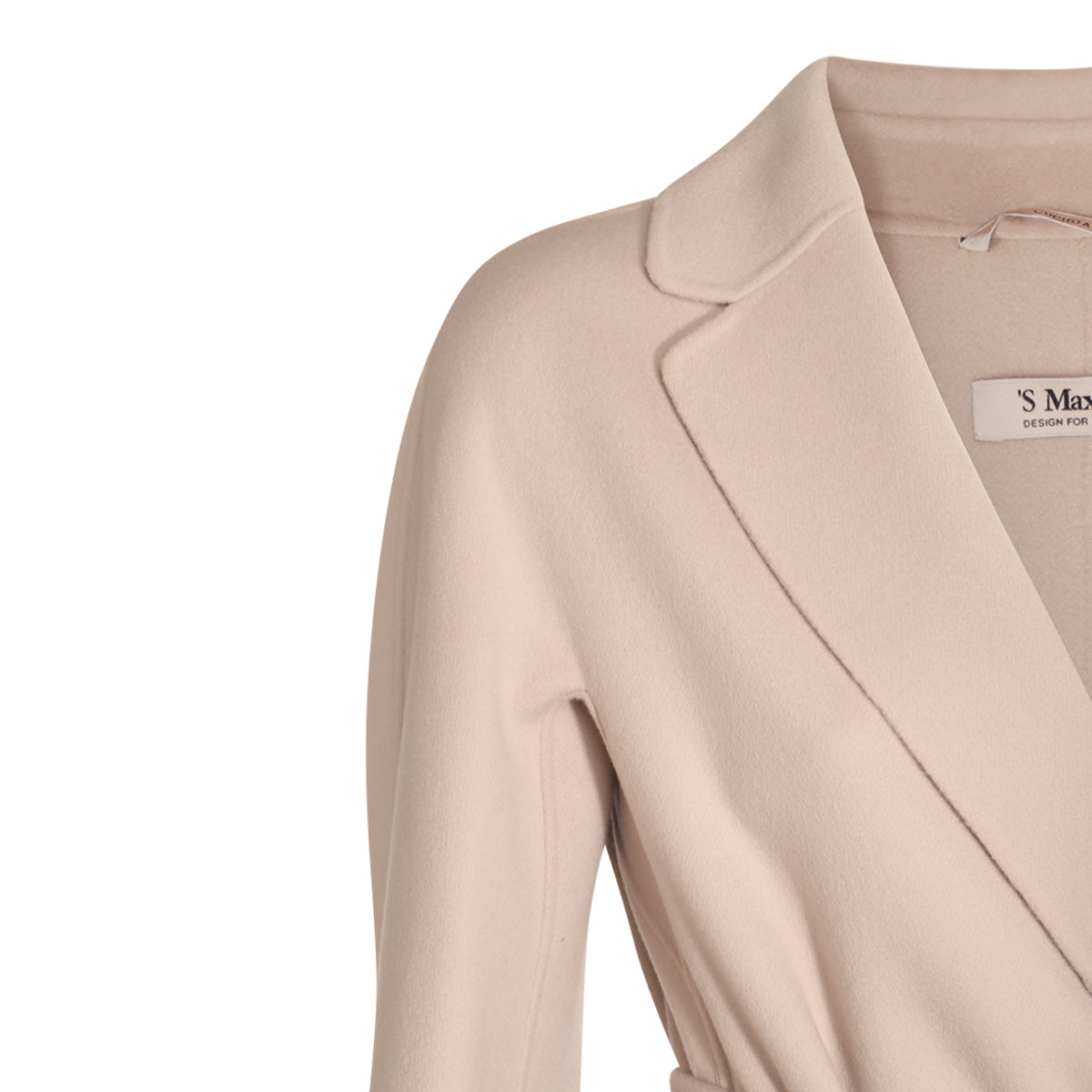 BEIGE VIRGIN WOOL ESTURIA COAT