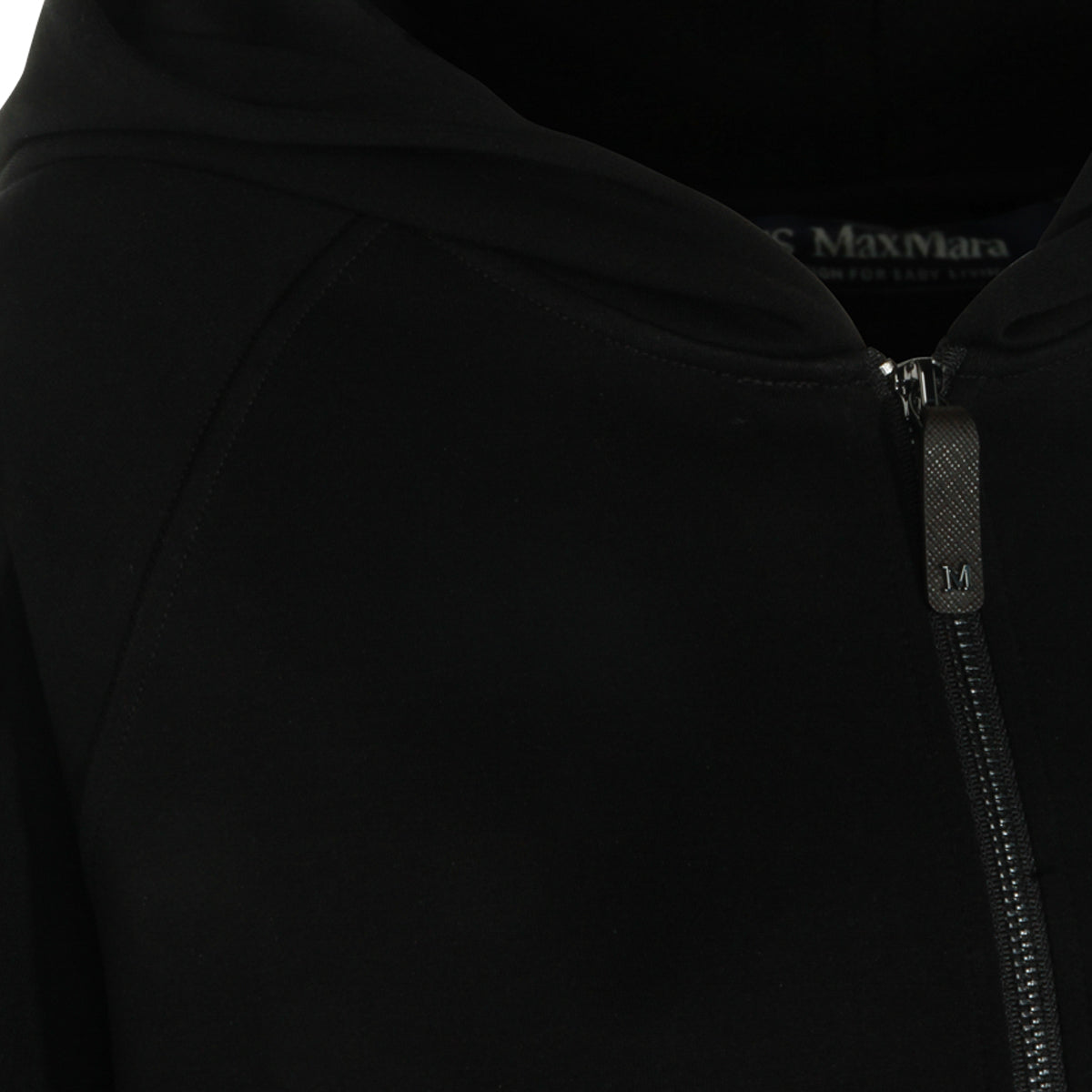 BLACK COTTON BLEND MAREA SWEATSHIRT