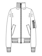 WOOL KNIT FISHERMAN CARDIGAN