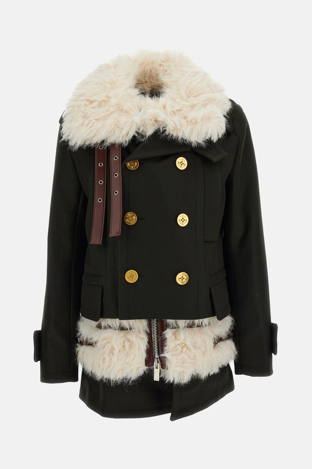 WOOL MELTON COAT