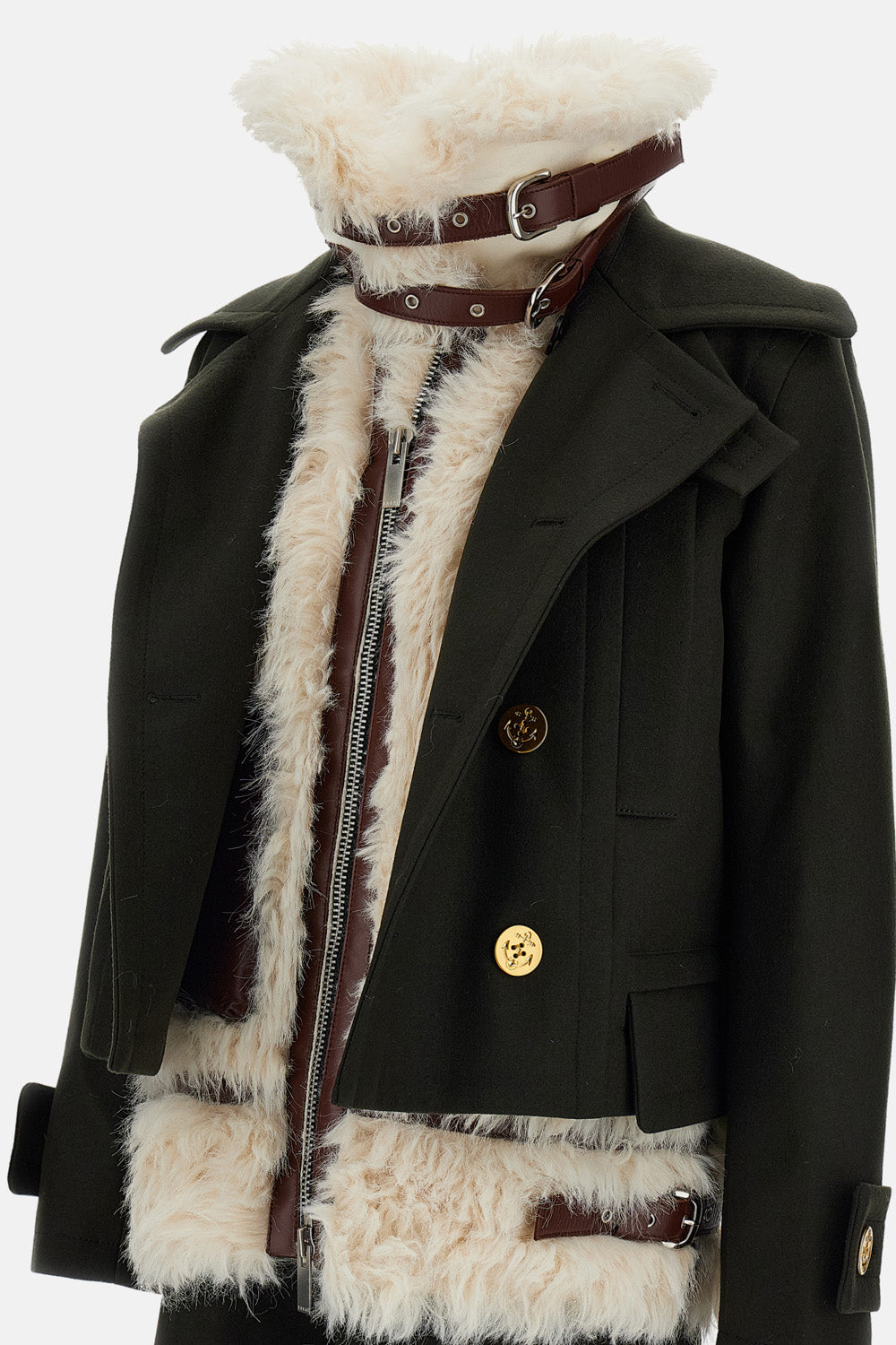 WOOL MELTON COAT