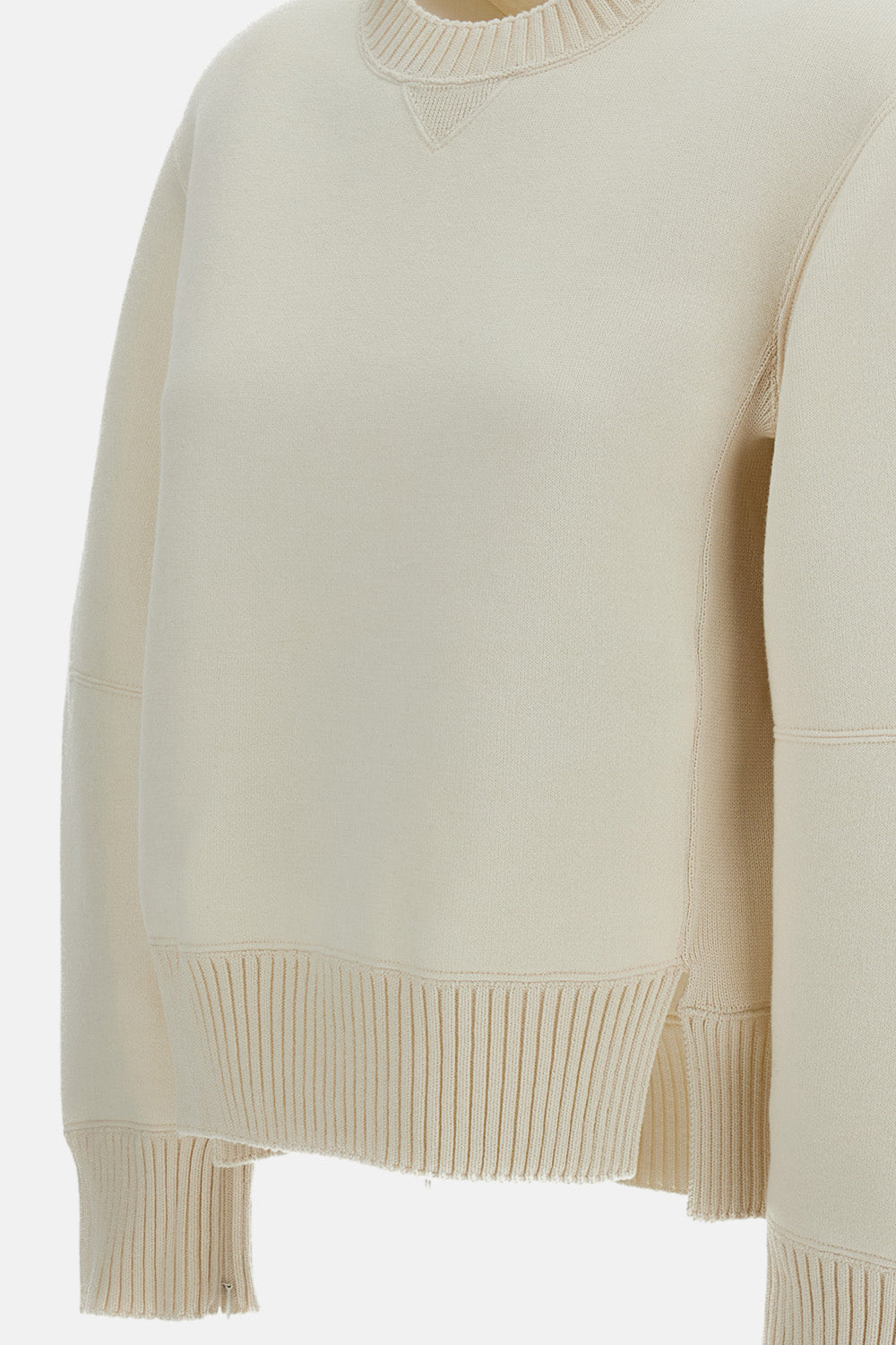 COTTON CASHMERE KNIT PULLOVER