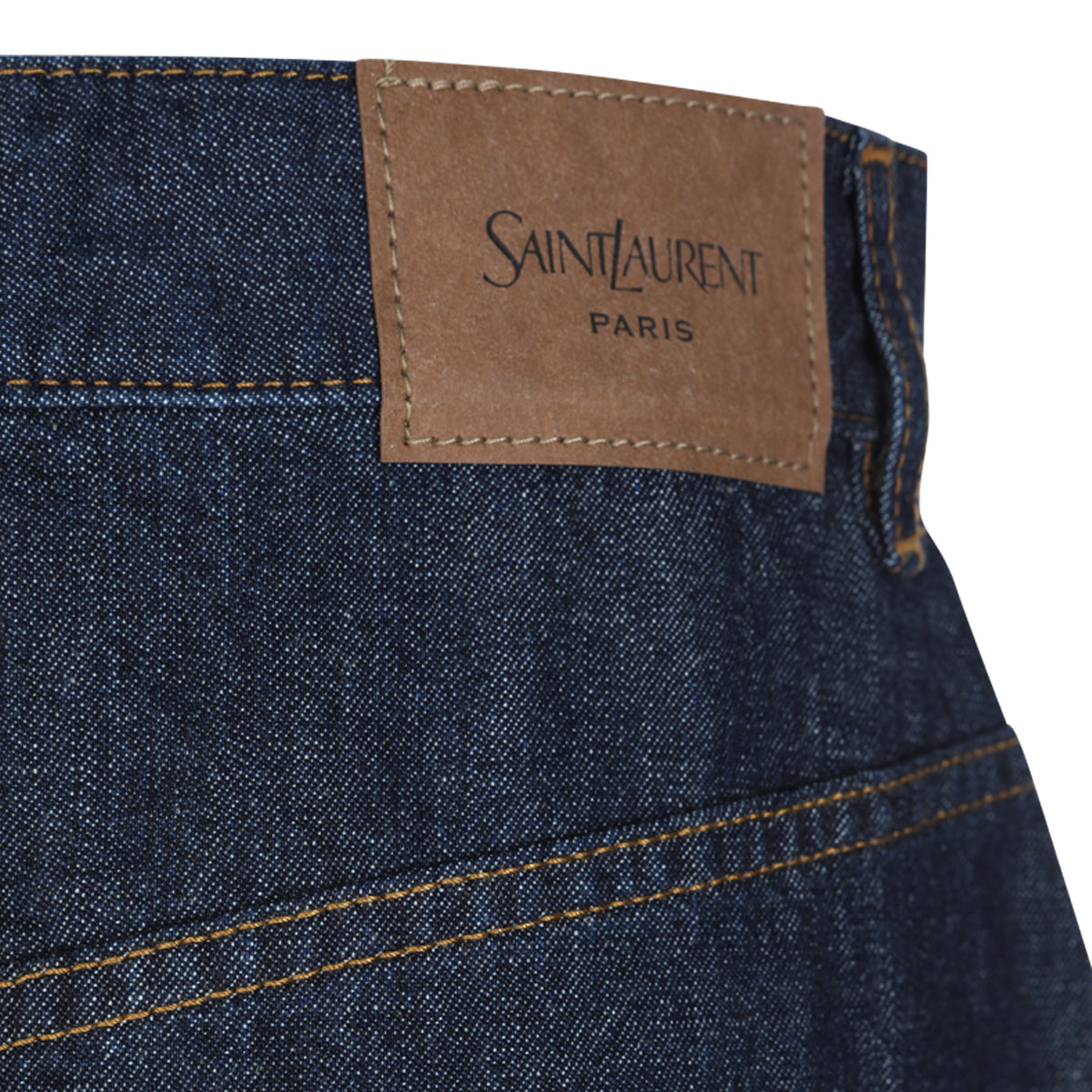 DARK BLUE COTTON MAXI SKIRT