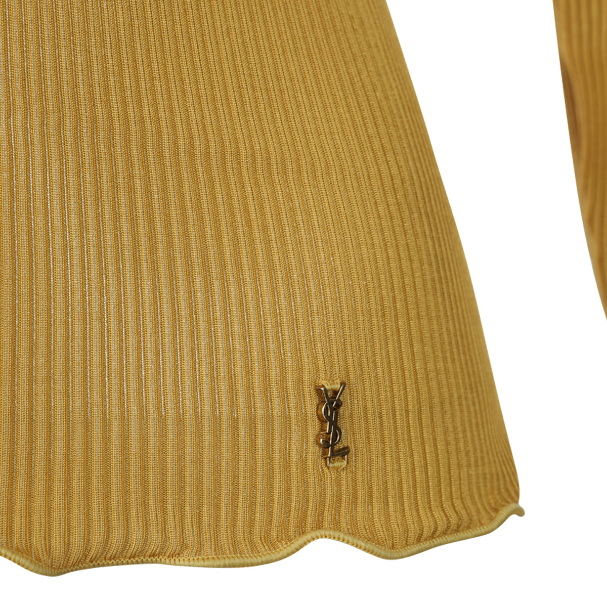 JAUNE SAFRAN SILK TOP