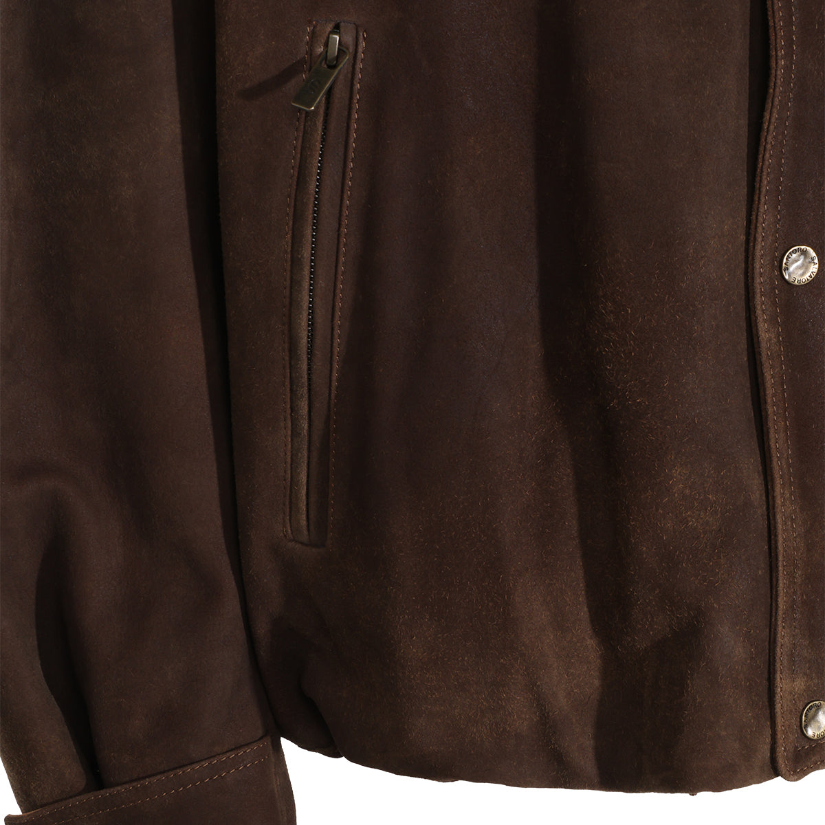 BROWN SUEDE LEATHER JACKET