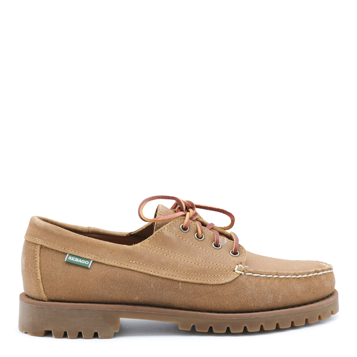 BEIGE LEATHER ASKOOK LUG LOAFERS