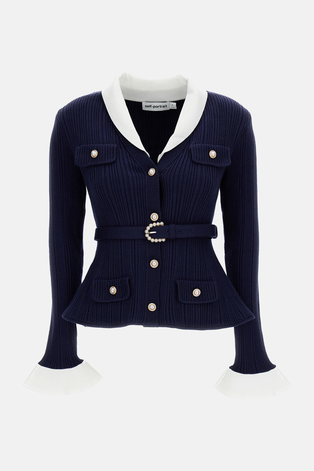 RIBBED KNIT CARDIGAN