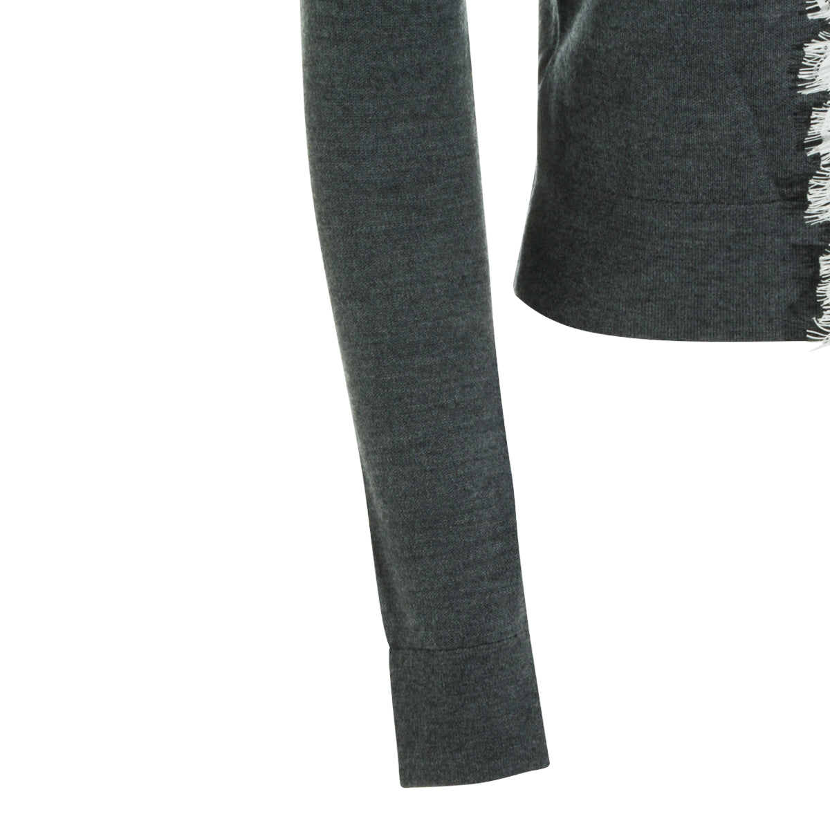 GREY WOOL KNITWEAR