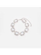 SILVER CRYSTAL NECKLACE