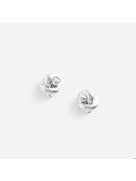 SILVER KNOT EARRINGS