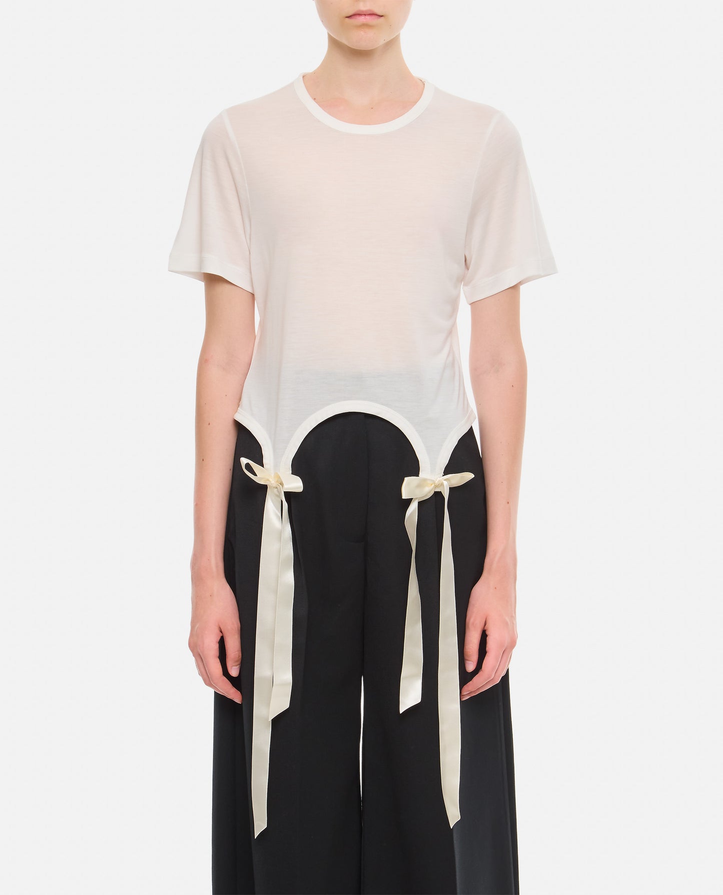 EASY T-SHIRT W/ BOW TAILS