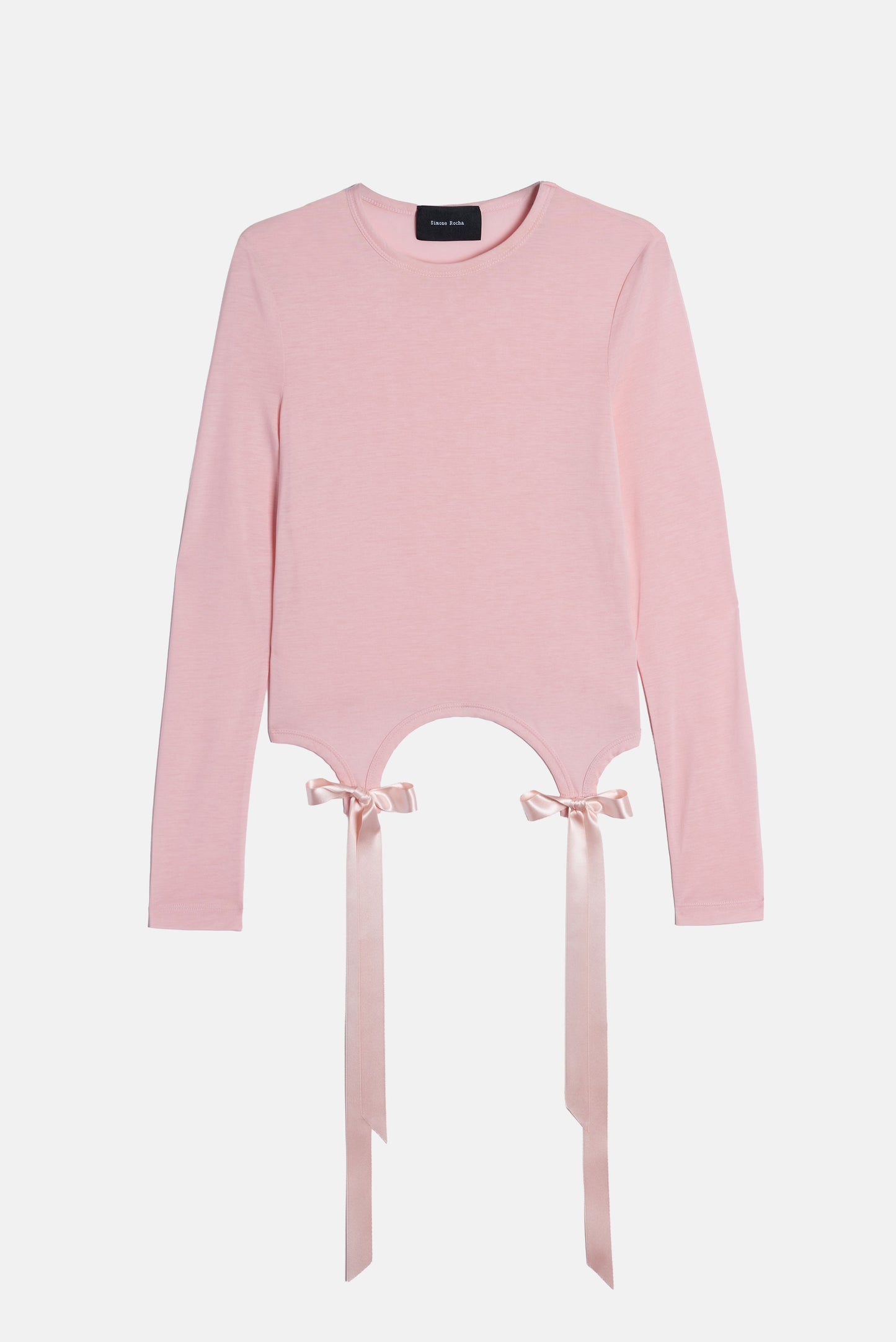 BOW TAIL EASY LONG SLEEVE T-SHIRT