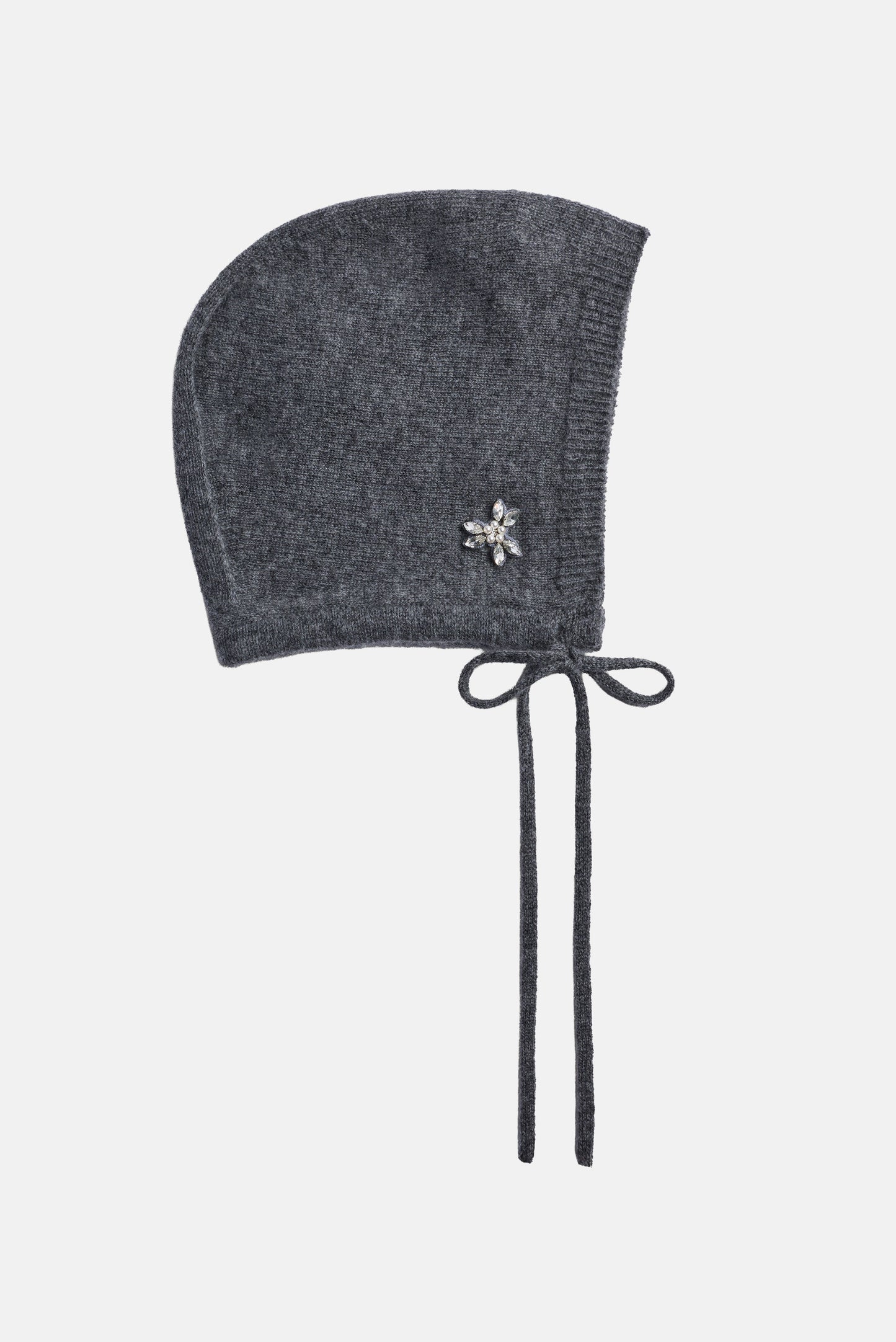 CASHMERE BONNET WITH EMB