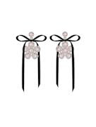 MINI DAISY DROP BOW EARRINGS