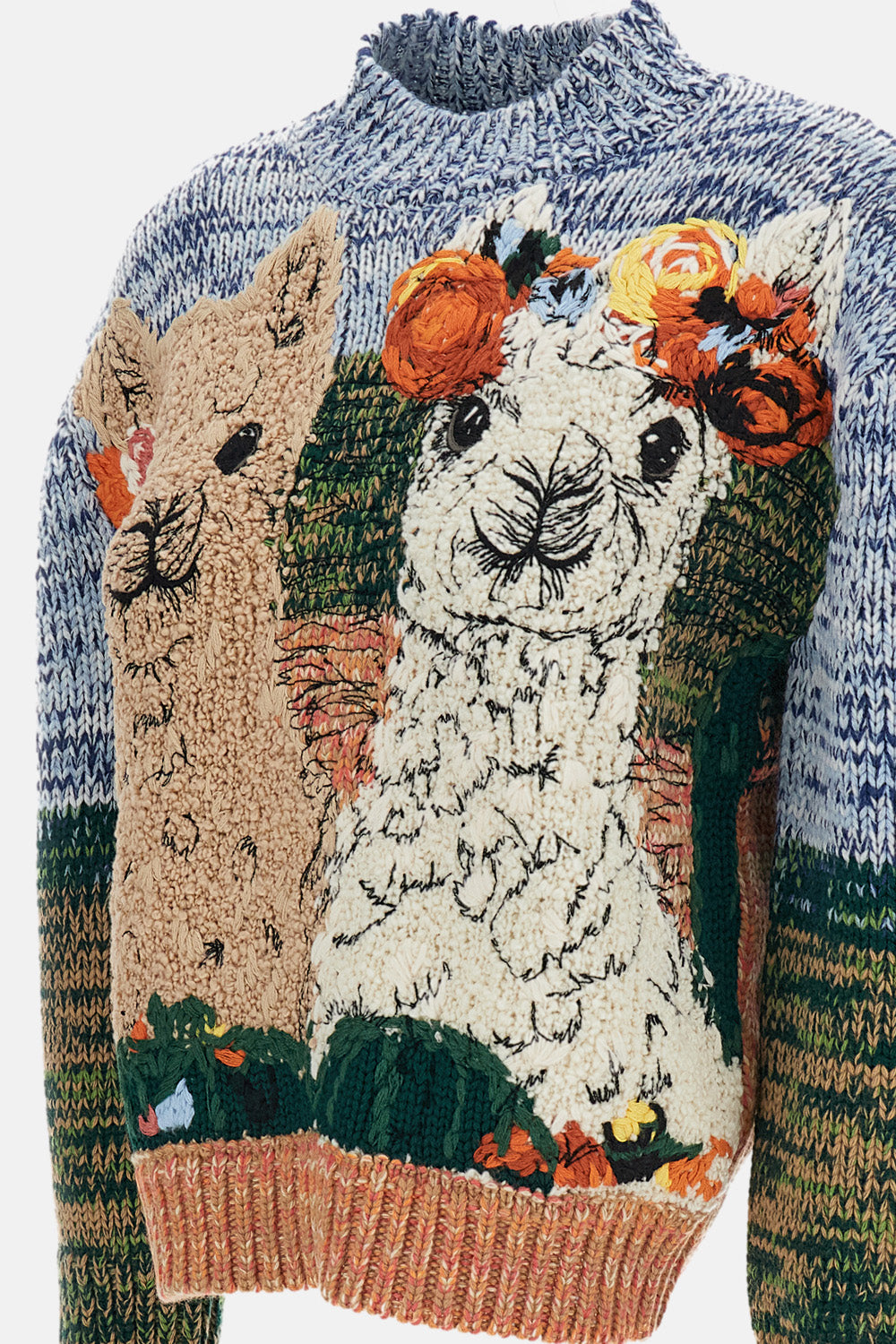 ALPACA JACQUARD JUMPER