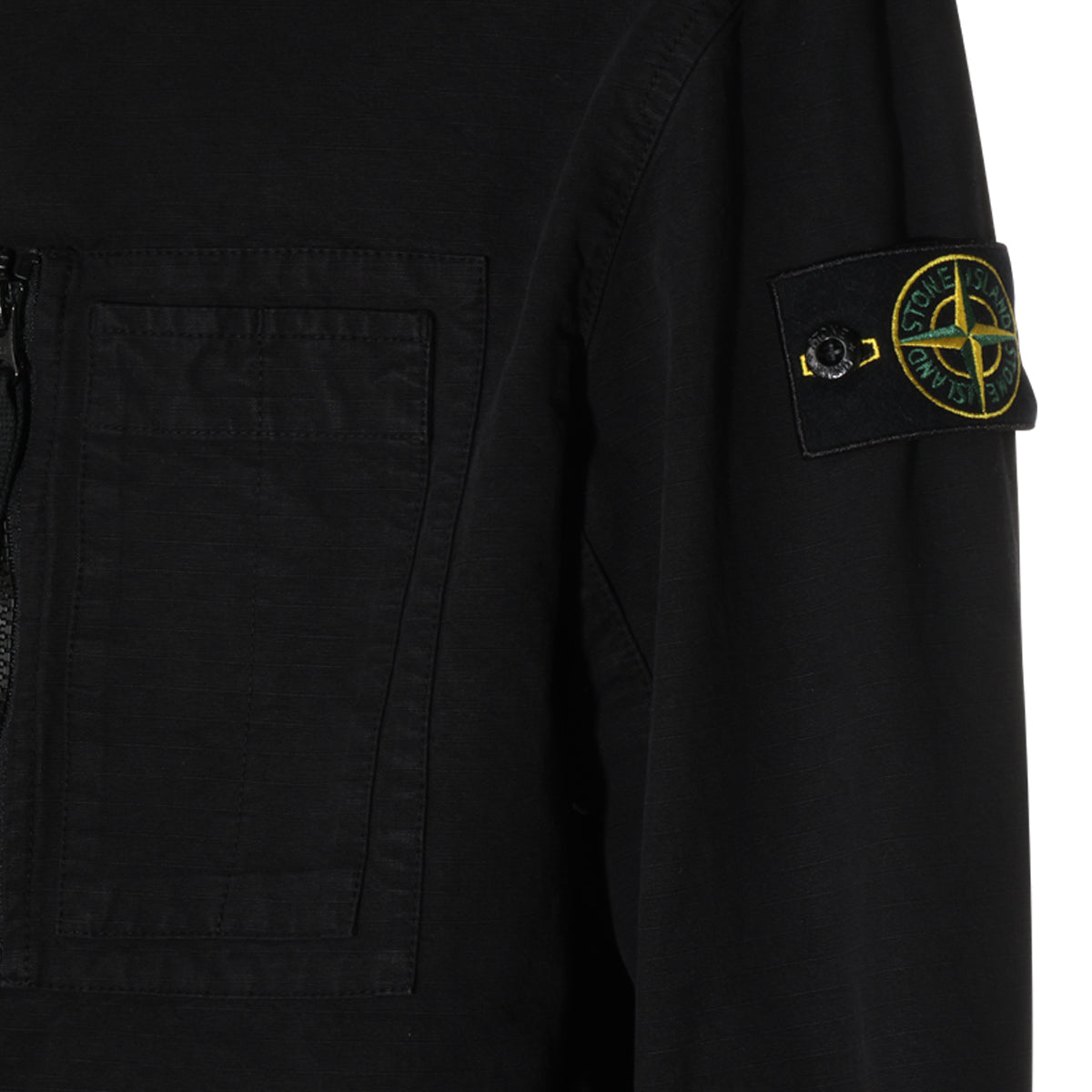 BLACK COTTON CASUAL JACKET