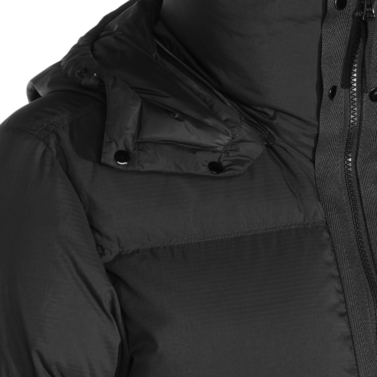 BLACK DOWN JACKET