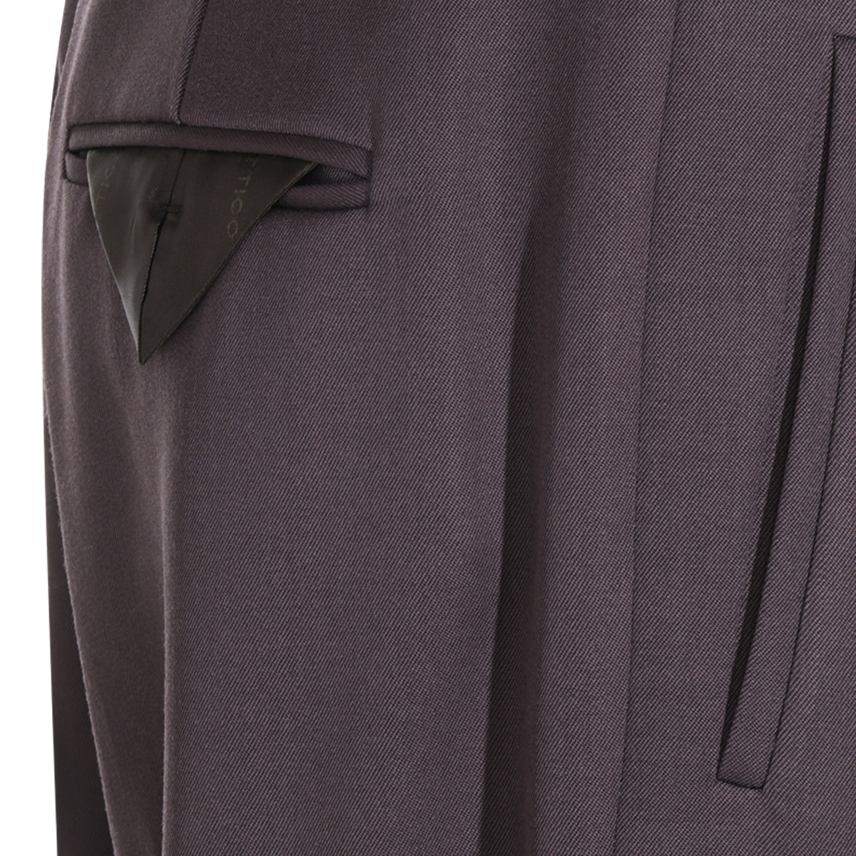 PLUM WOOL PANT