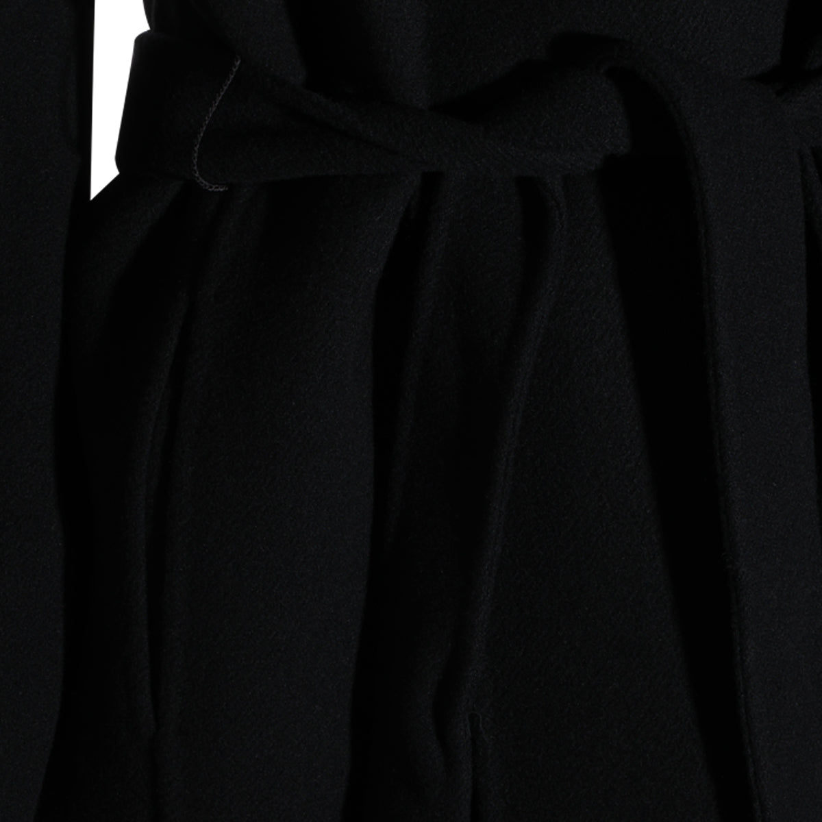 BLACK WOOL COAT