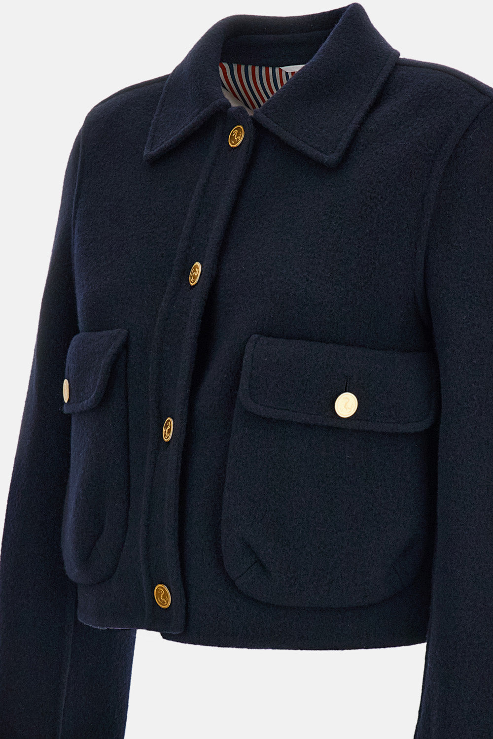 WOOL BELL SLEEVE JACKET
