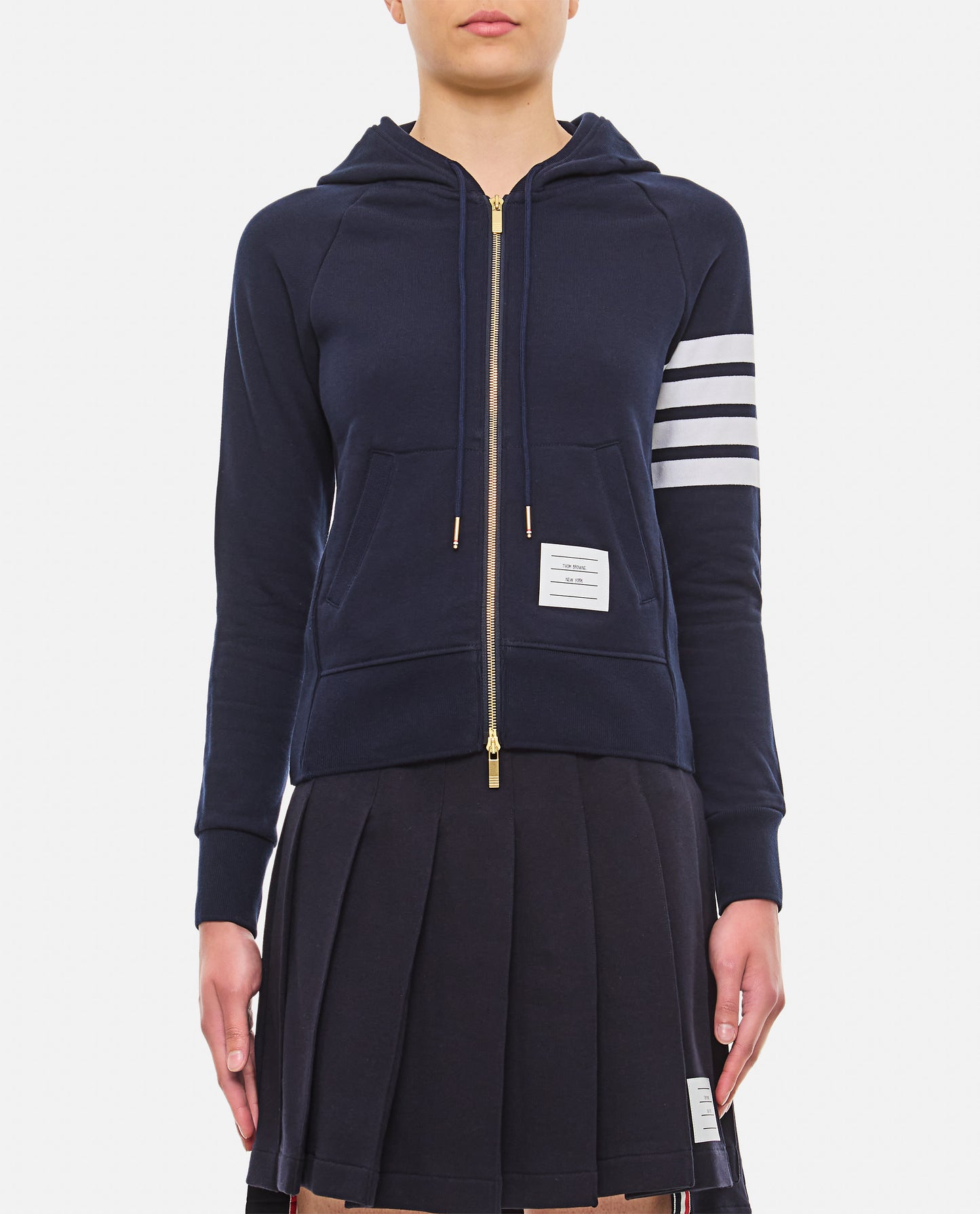 CLASSIC LOOPBACK 4-BAR ZIP HOODIE