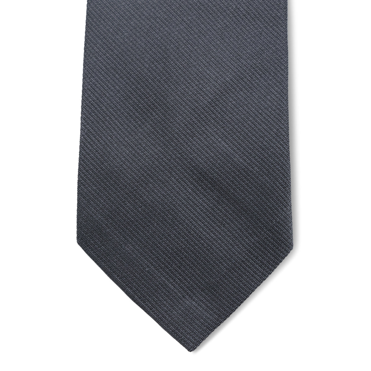 DARK GREY SILK TIE