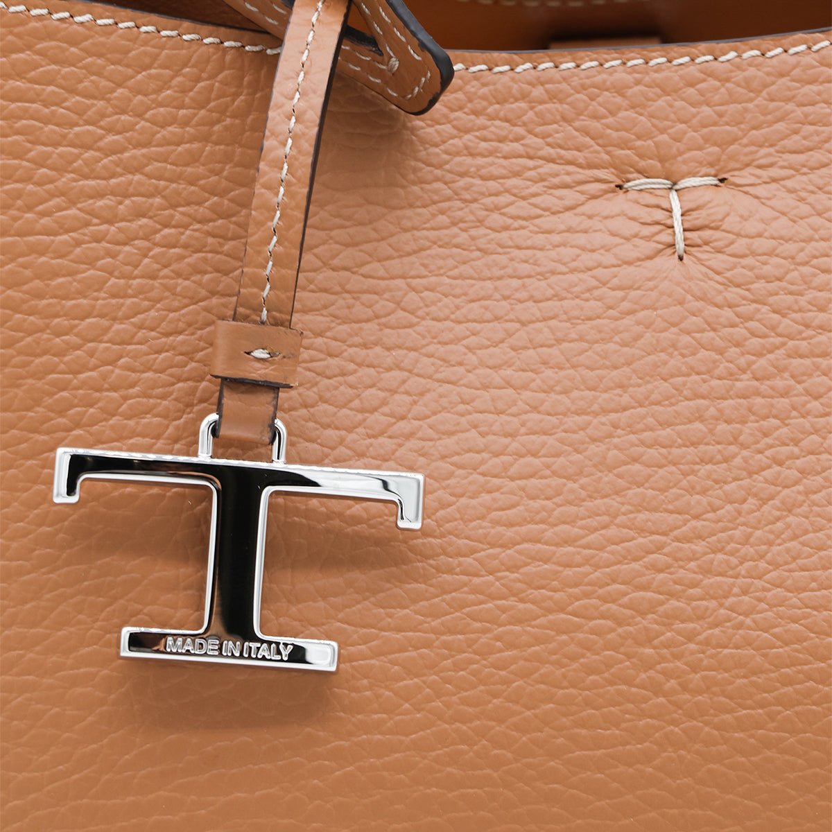 BROWN LEATHER APA MICRO TOP HANDLE BAG