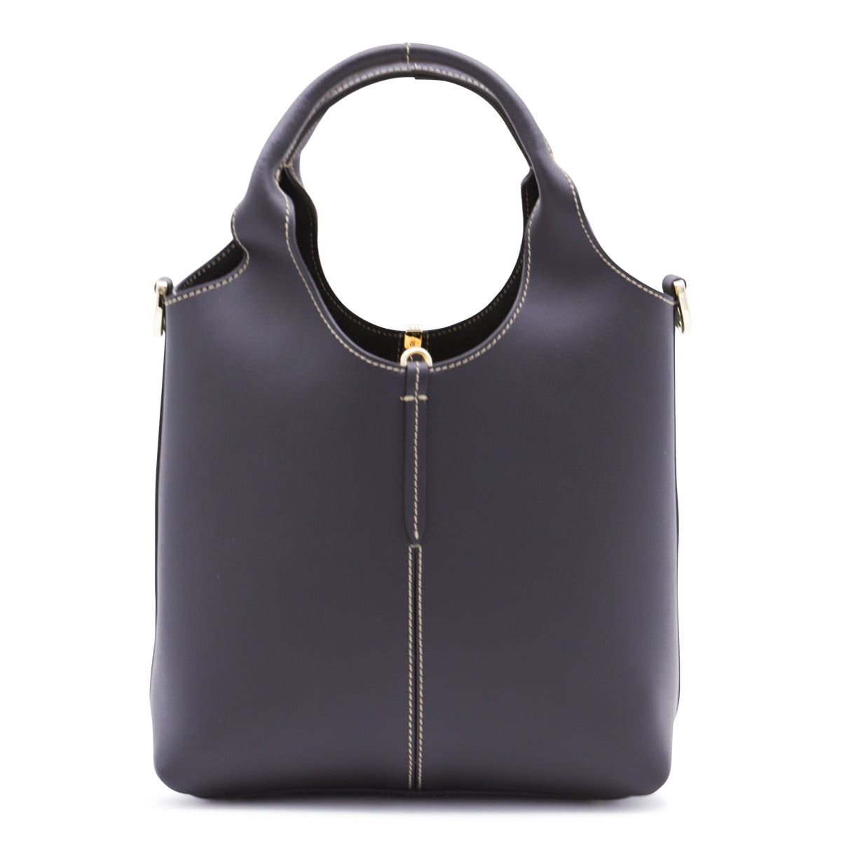 BLACK LEATHER TOTES