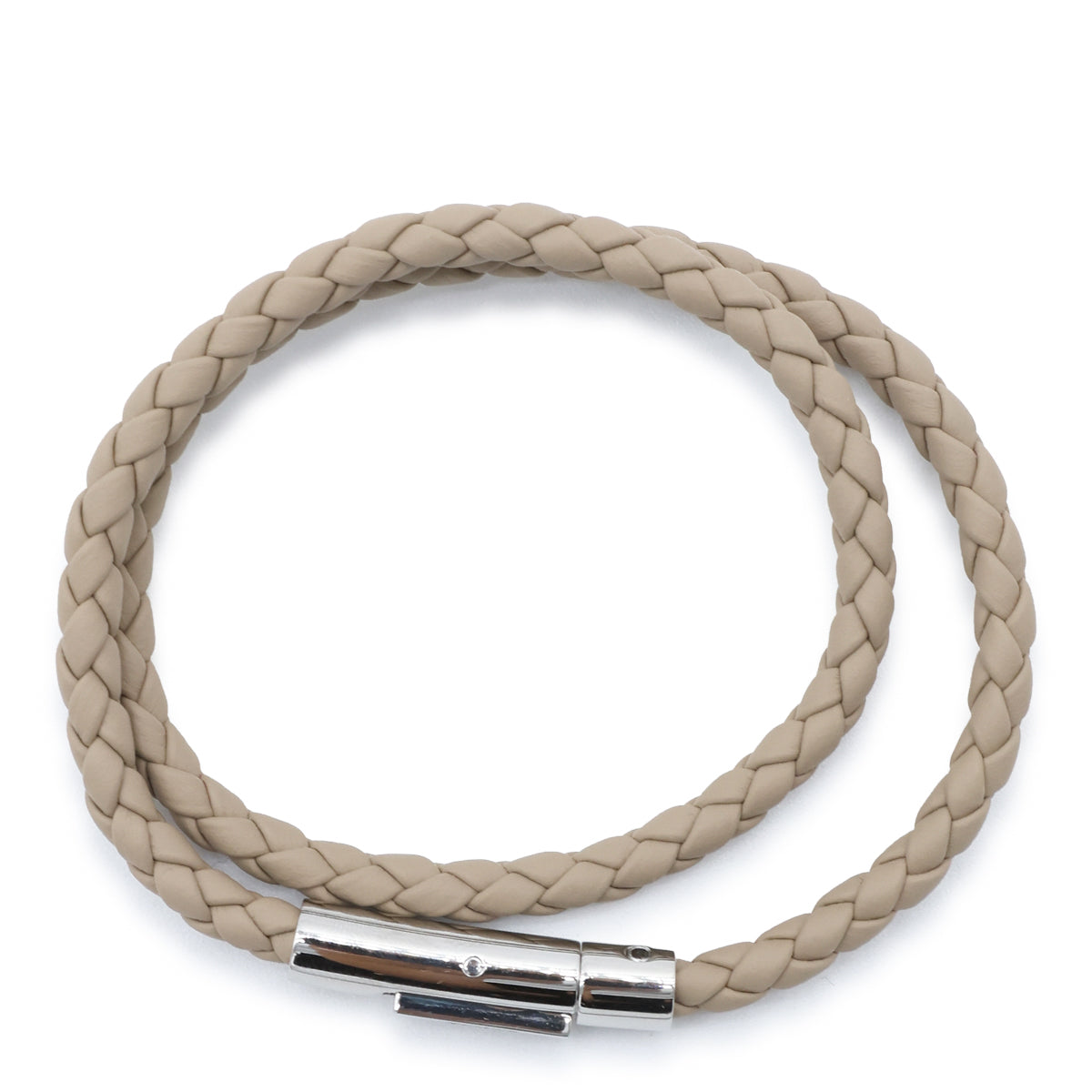 BEIGE LEATHER BRACELET