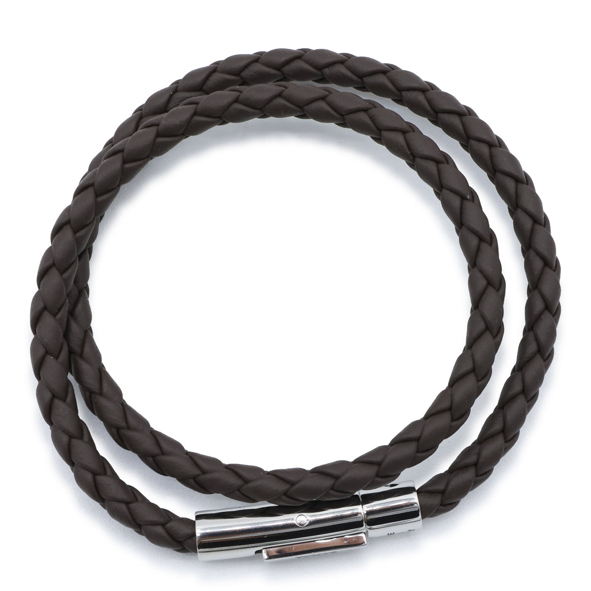 DARK BROWN LEATHER BRACELET