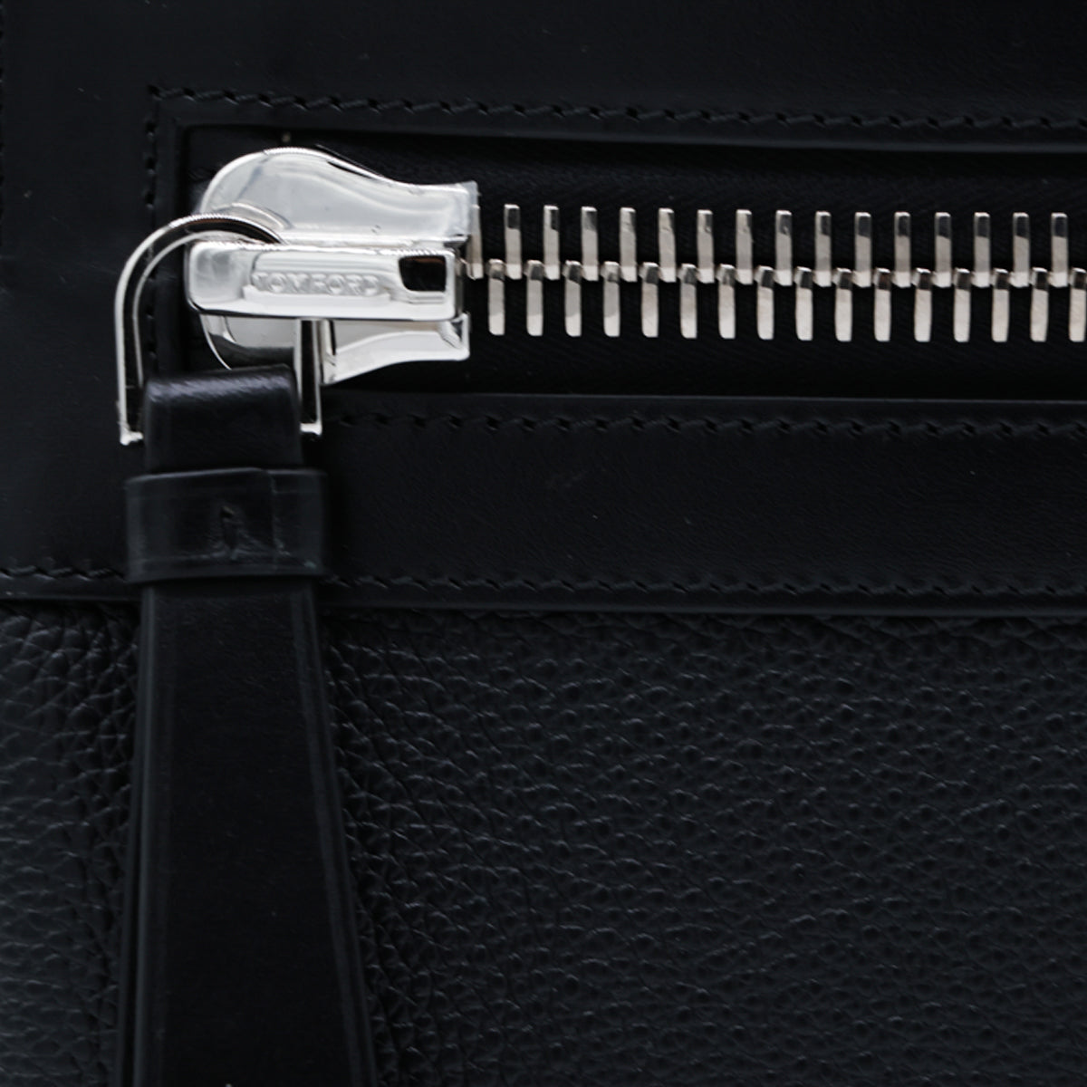 BLACK LEATHER BACKPACK