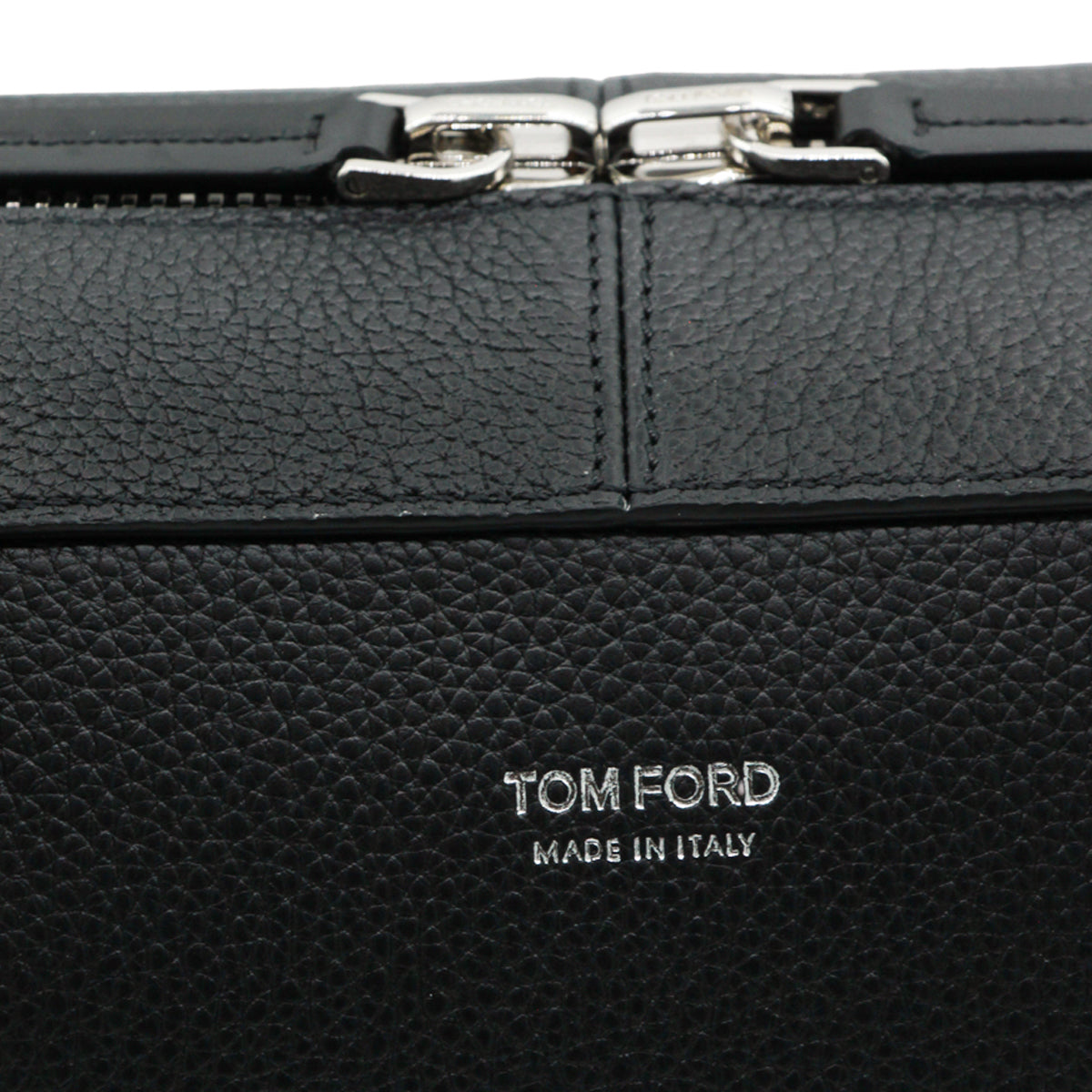 BLACK LEATHER TOP HANDLE BAG
