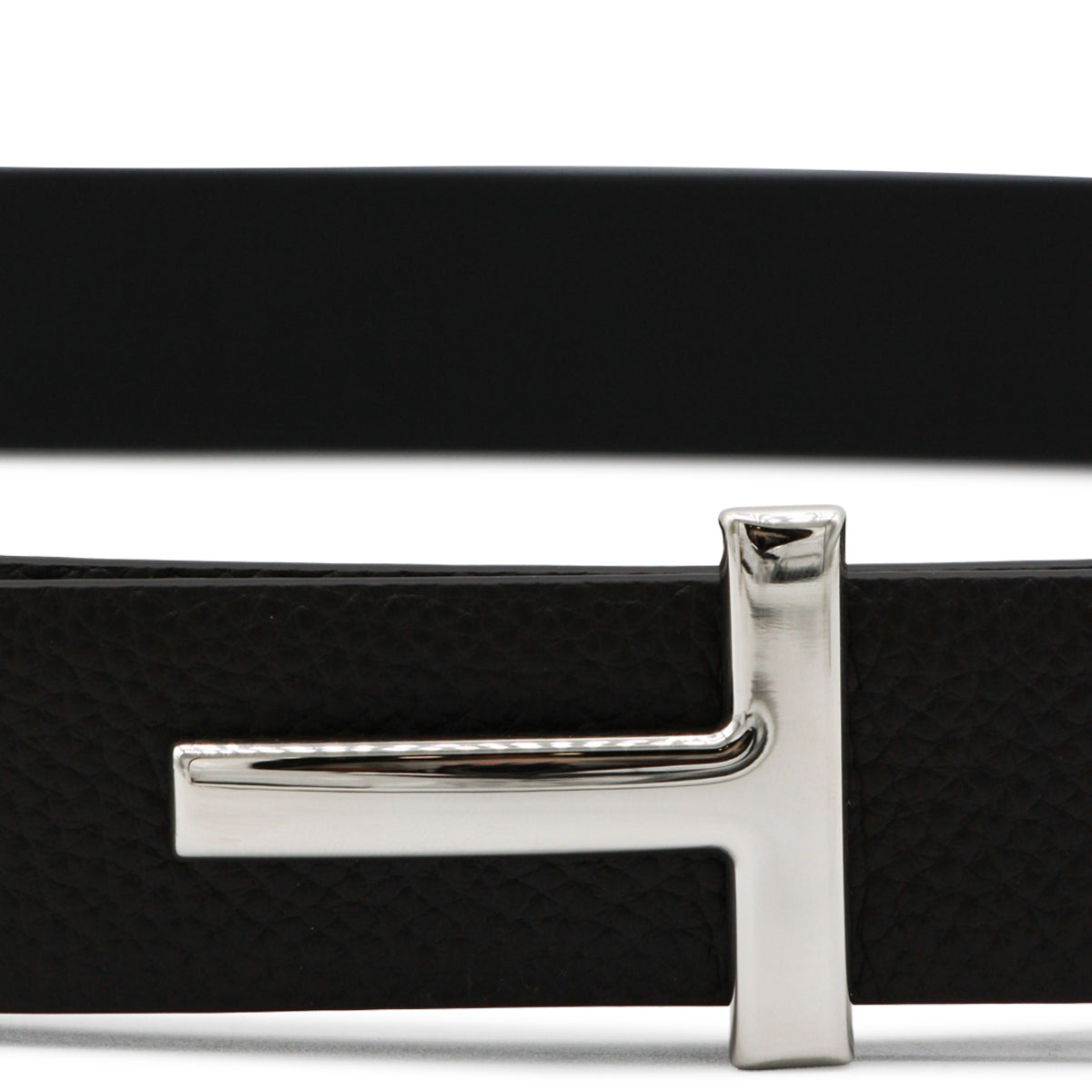 BROWN AND BLACK LEATHER BELT