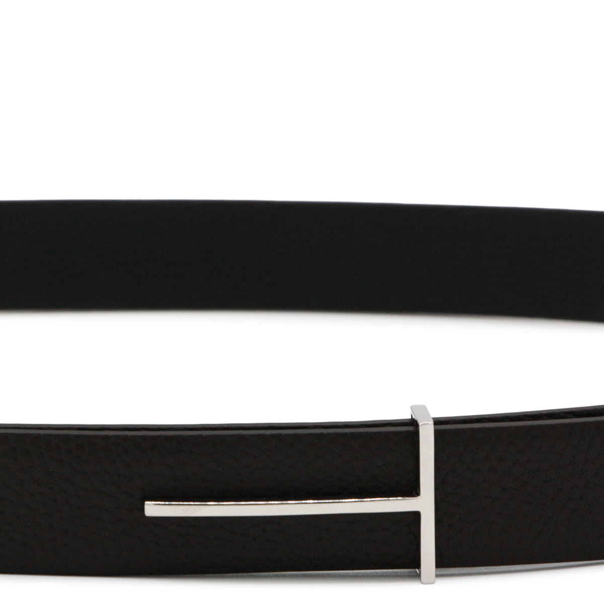 BROWN AND BLACK LEATHER BELT