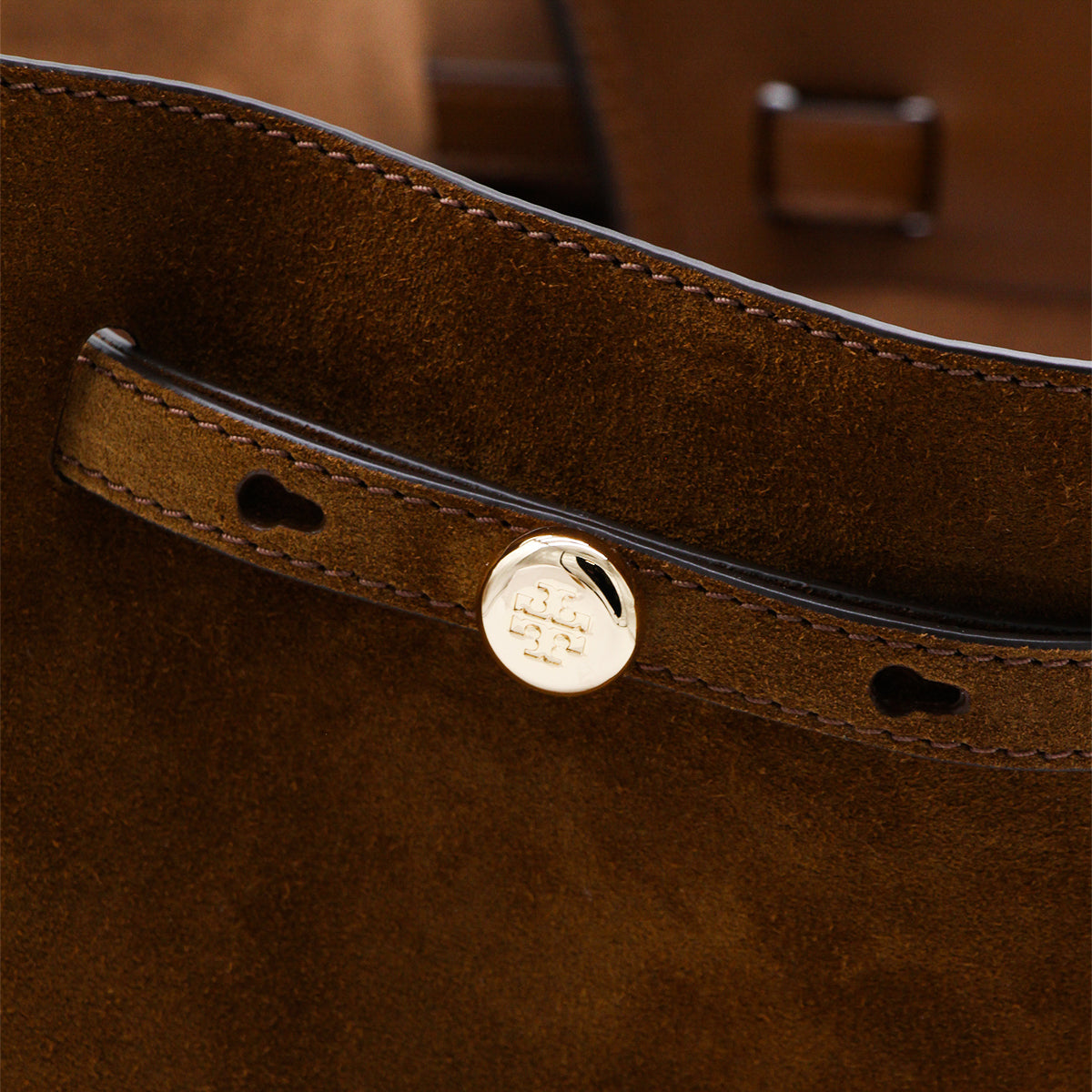 BROWN LEATHER ROMY TOTE
