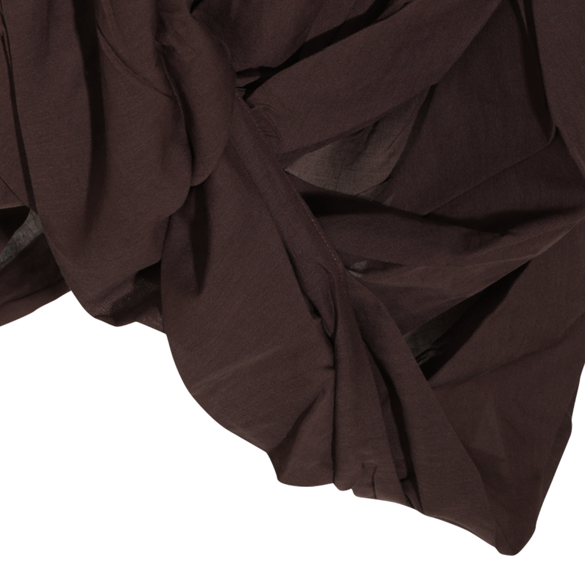WALNUT STRETCH LONG SKIRT