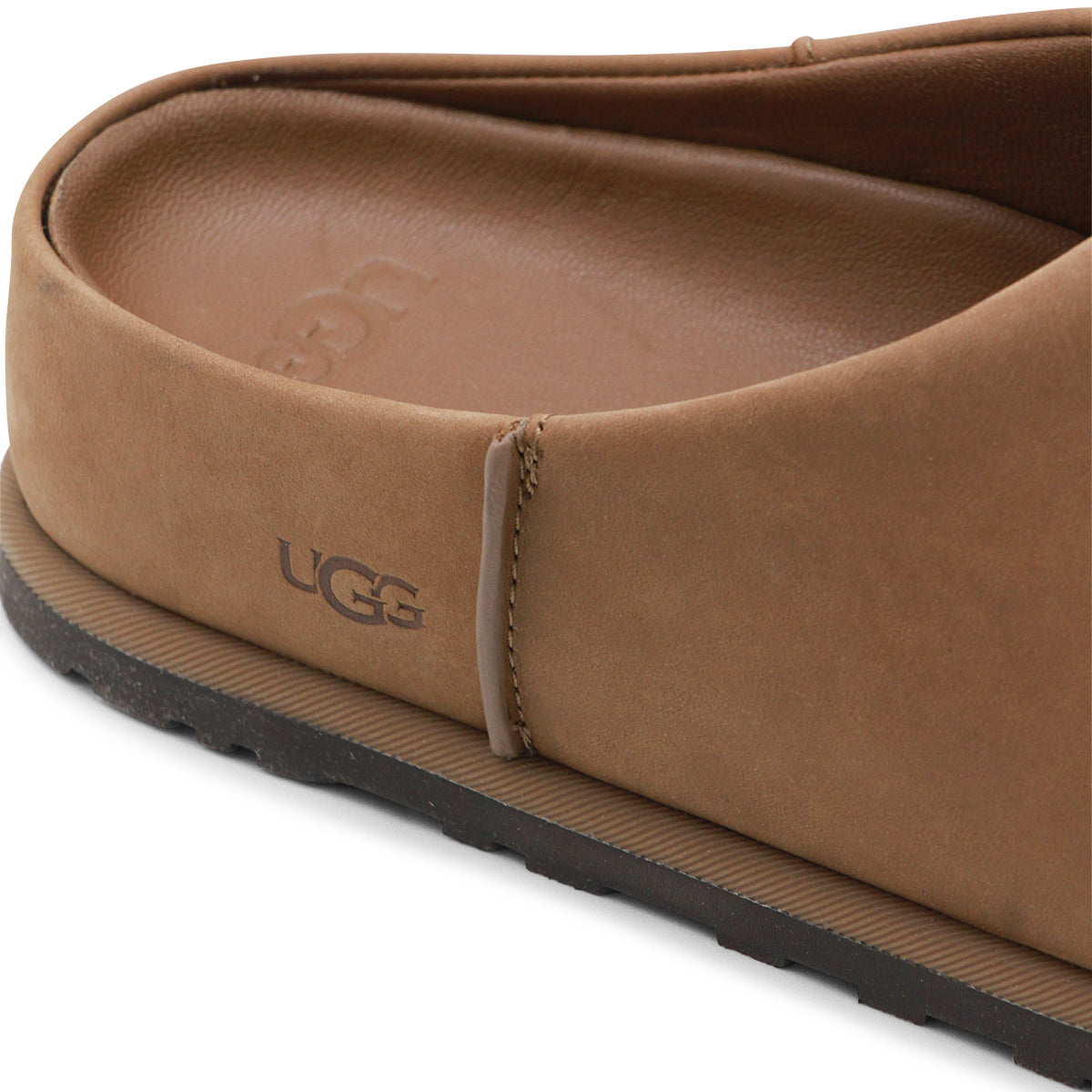 DARK CHESTNUT LEATHER OTZO FLATS