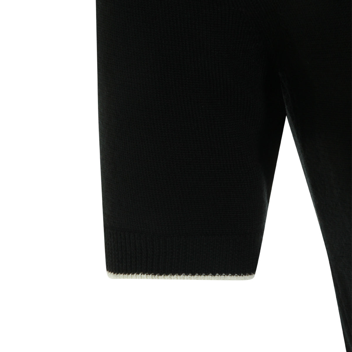 BLACK WOOL KNITWEAR