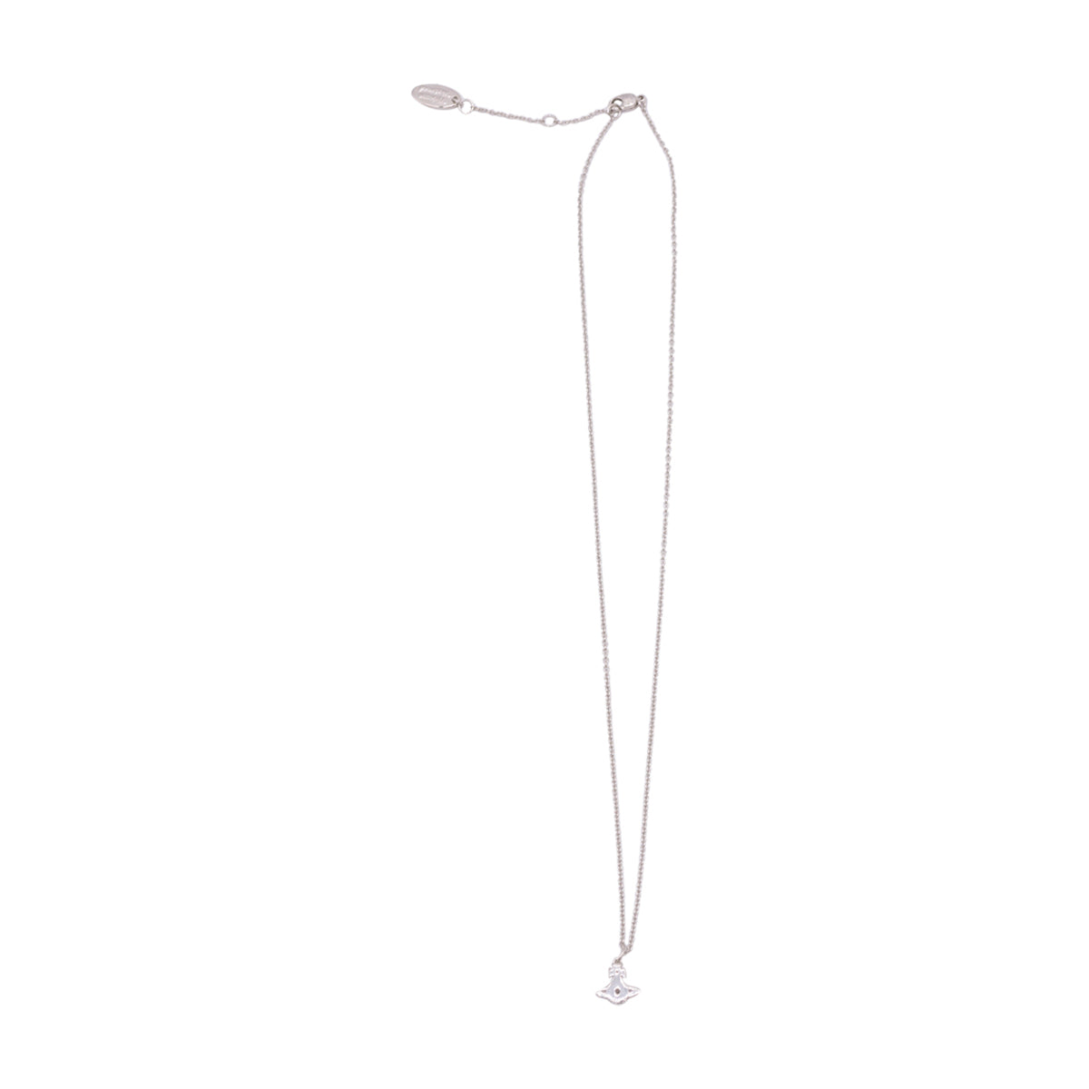 PLATINUM AND WHITE BRASS NECKLACE