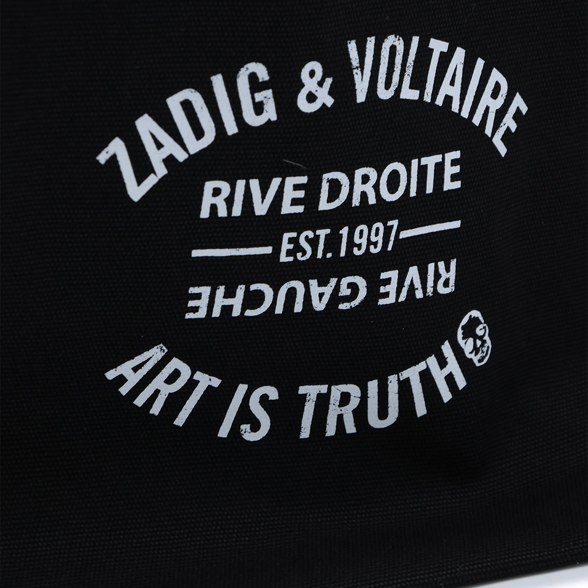 BLACK COTTON TOTE BAG