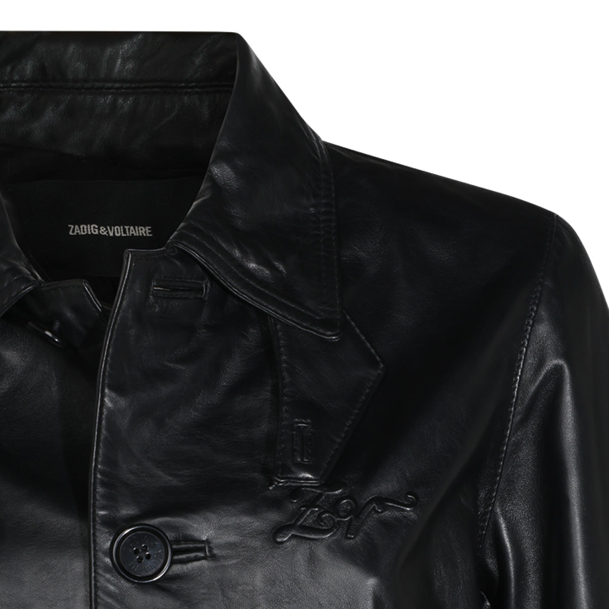 BLACK LEATHER JACKET