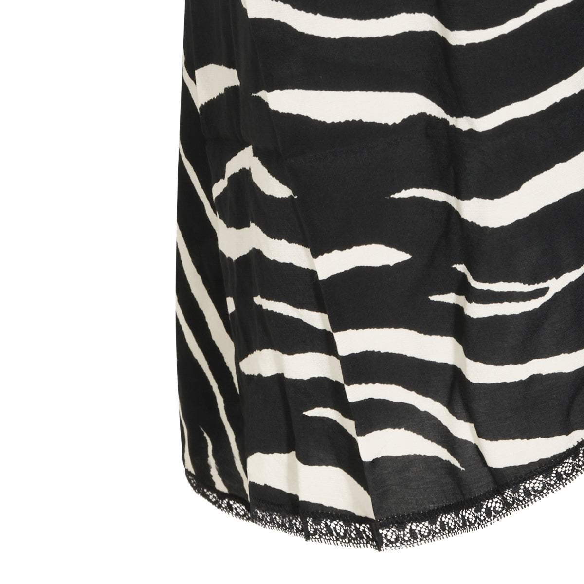 BLACK AND WHITE MIDI DRESS