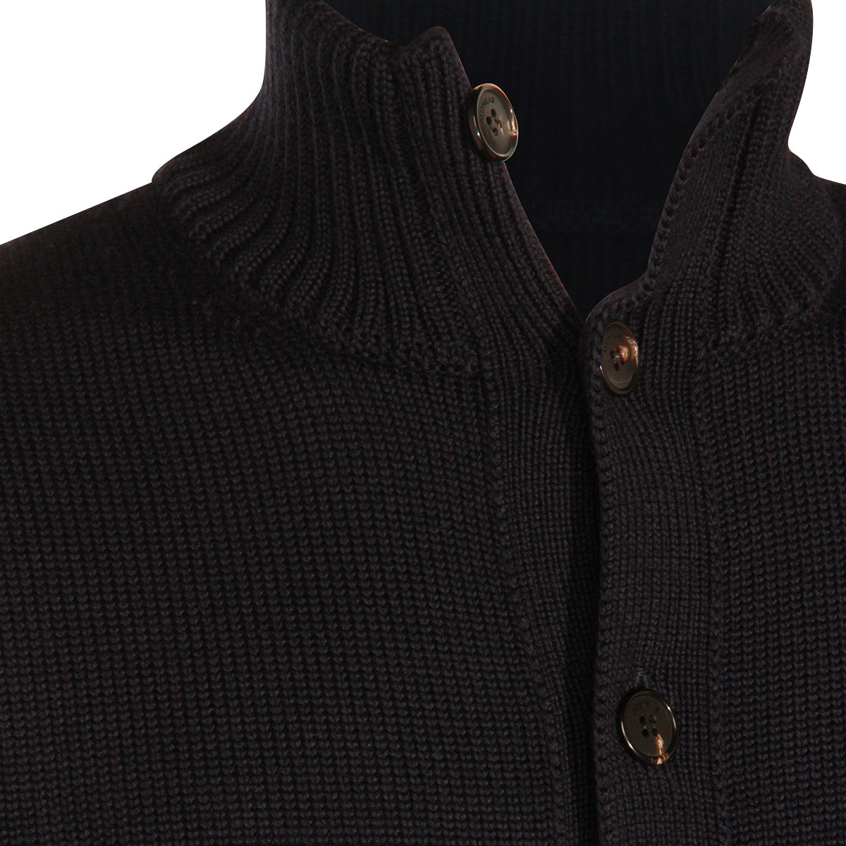 DARK BLUE WOOL KNITWEAR