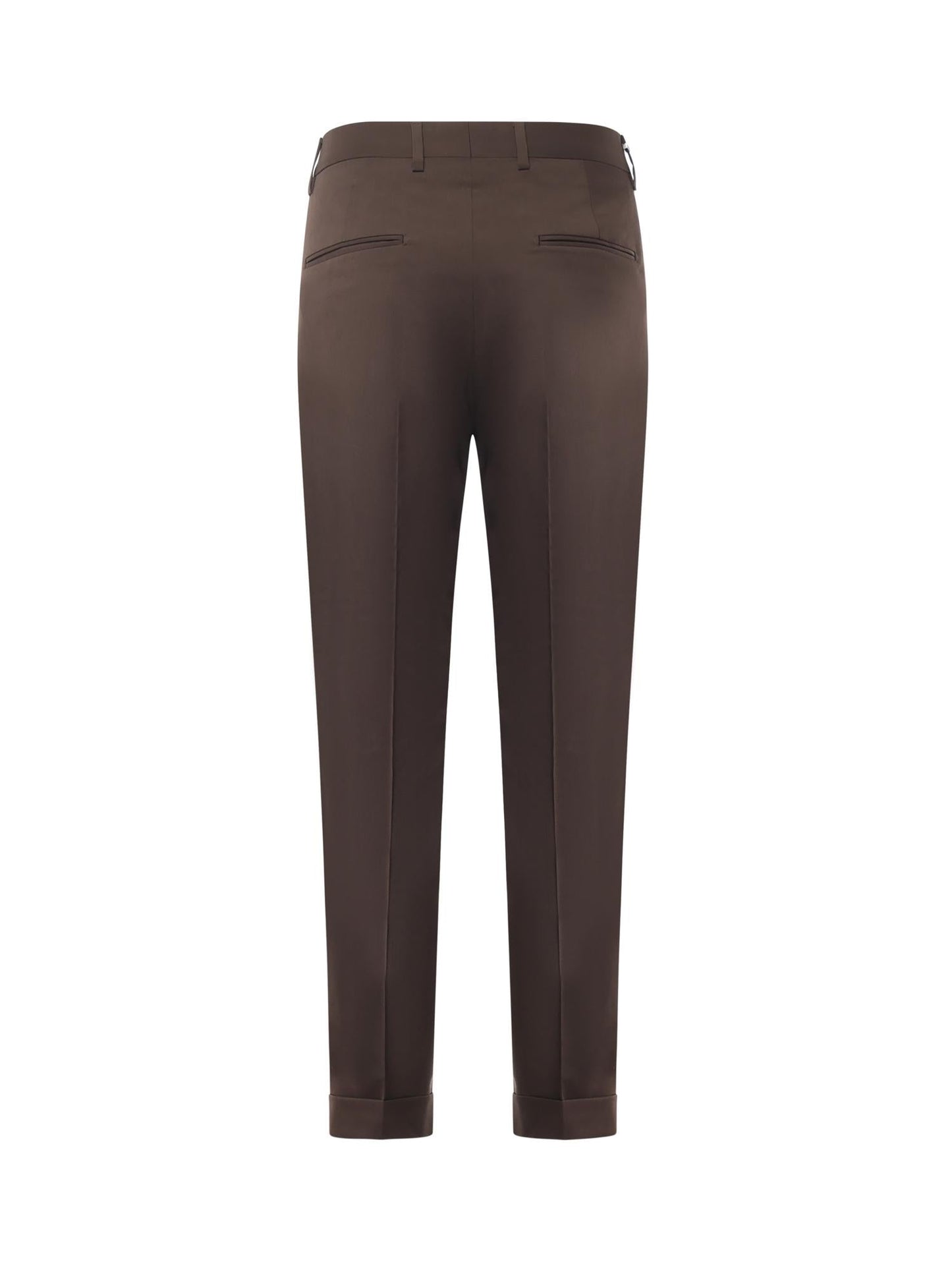 Pantaloni sartoriali in gabardine di misto lana