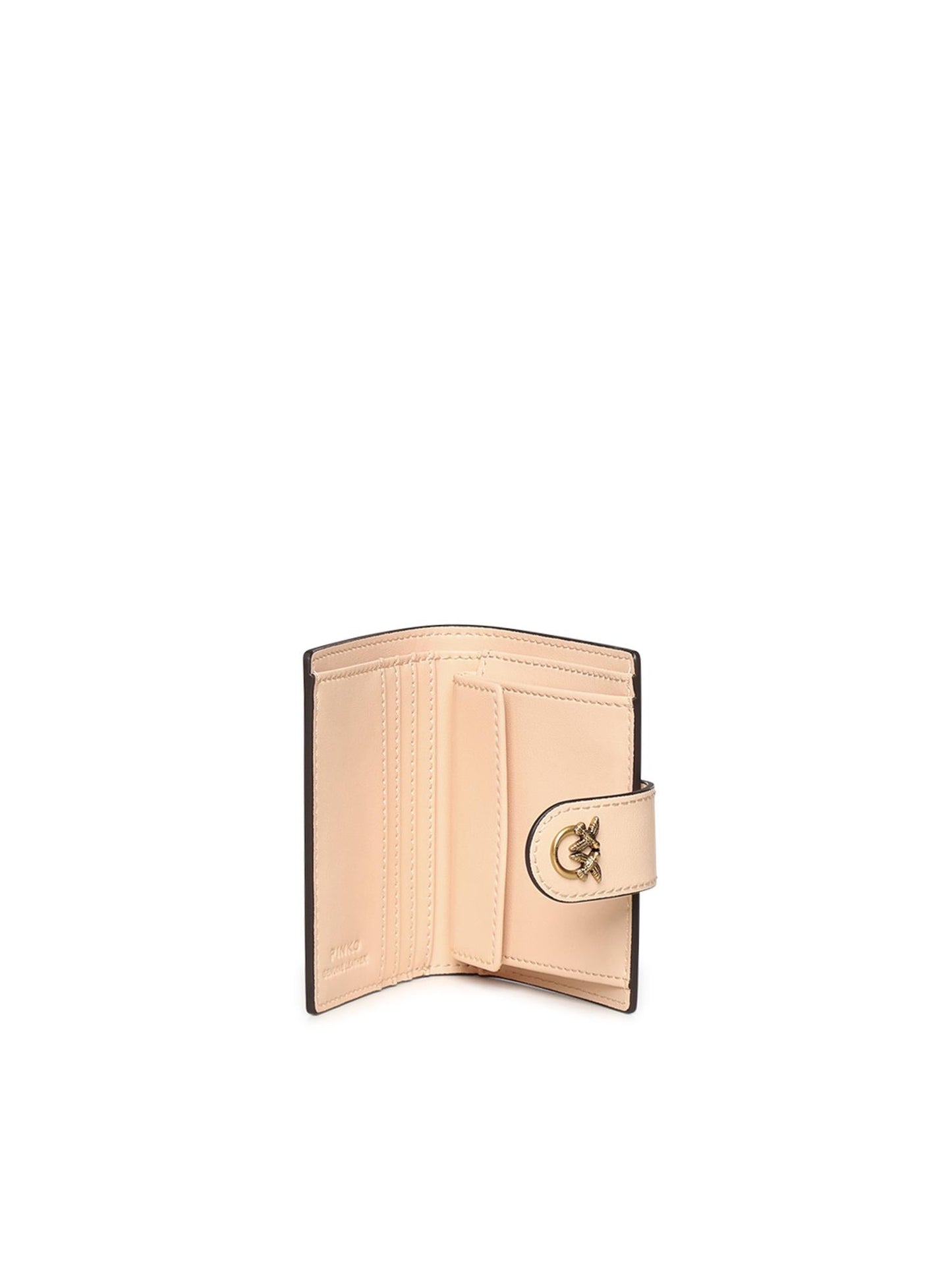 Portafoglio in pelle con logo