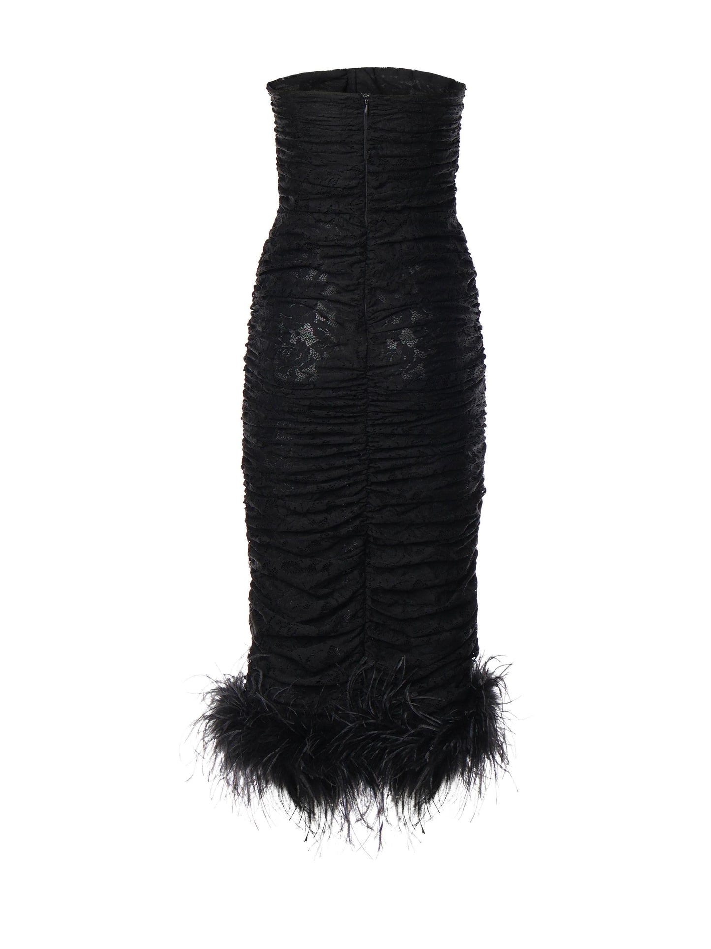 Midi dress in pizzo